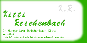 kitti reichenbach business card